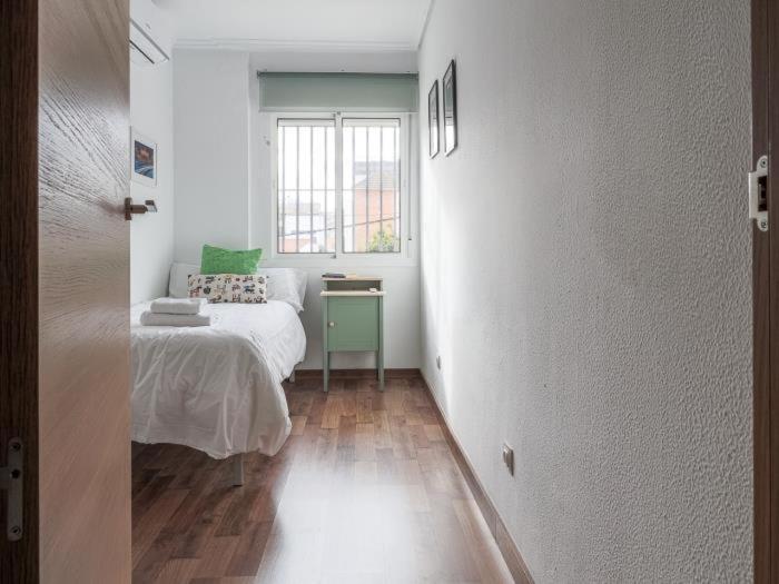 Elegante Apt Luminoso Y Tranquilo De 2 Hab Sevilla Wifi-Ful Parking Inc Bagian luar foto